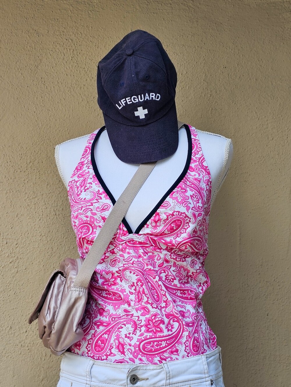 Nautica One Piece Swim Suit NWT Pinkberry Paisley Sz 12